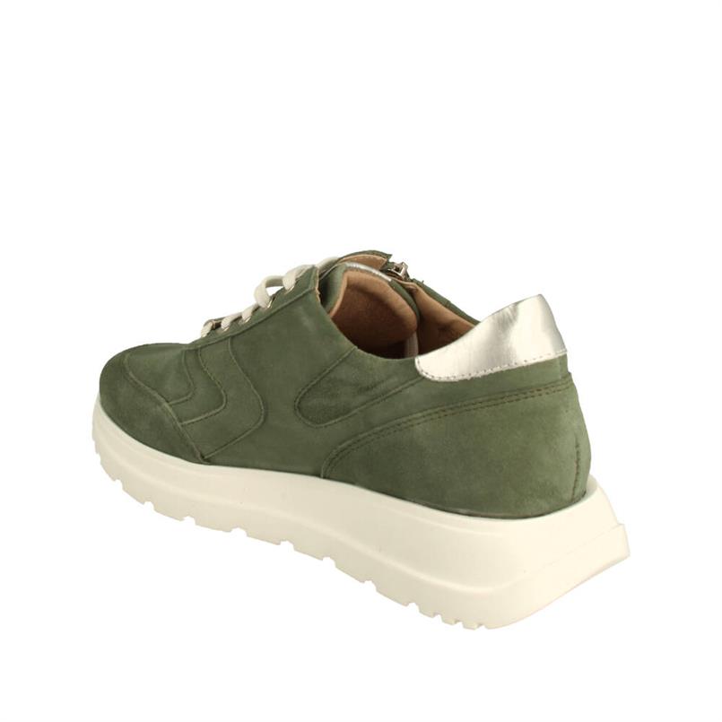 Footnotes Karola 25.001 2971 suede green wijdte K