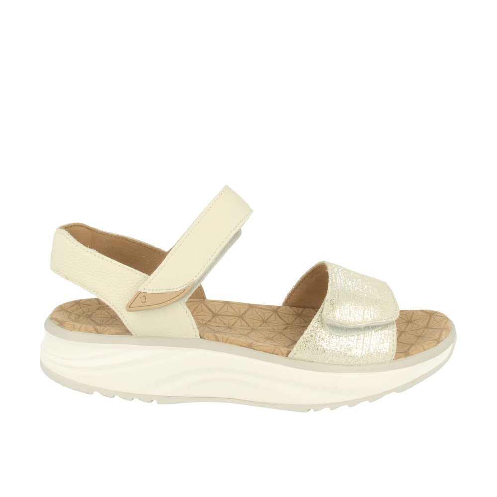 Joya Flores Beige Metallic