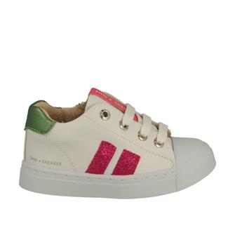 Shoesme SH24S004-A White Fuchsia Green