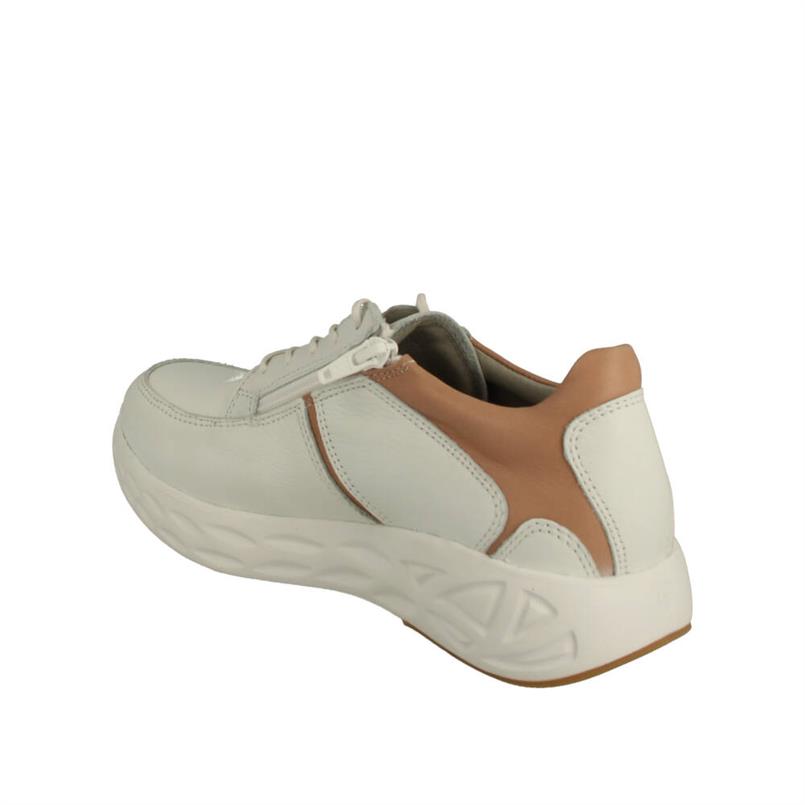 Wolky 160 White/nude Bounce Nappa leather