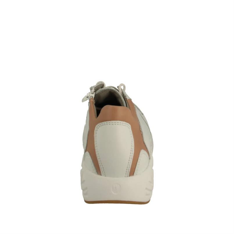 Wolky 160 White/nude Bounce Nappa leather