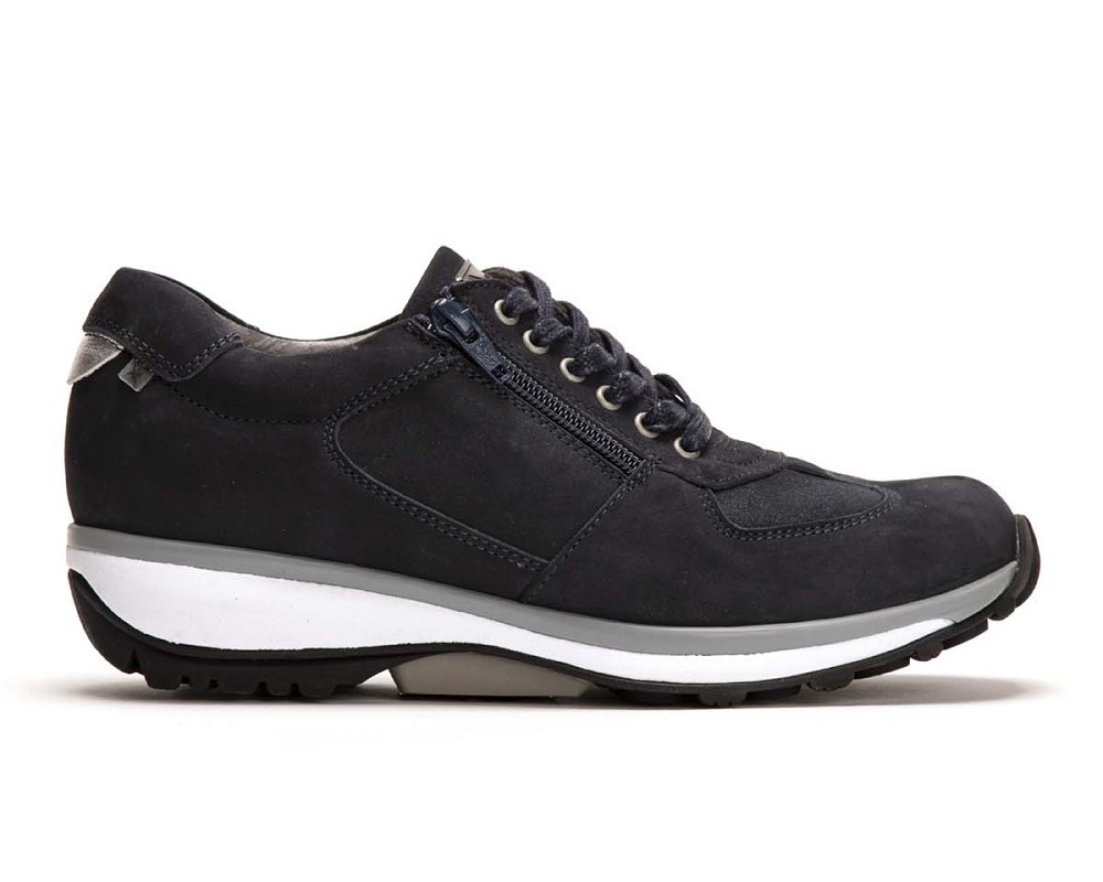Xsensible damesschoenen Stretchwalker Jersey donkerblauw |  Haarlemsewinkels.nl