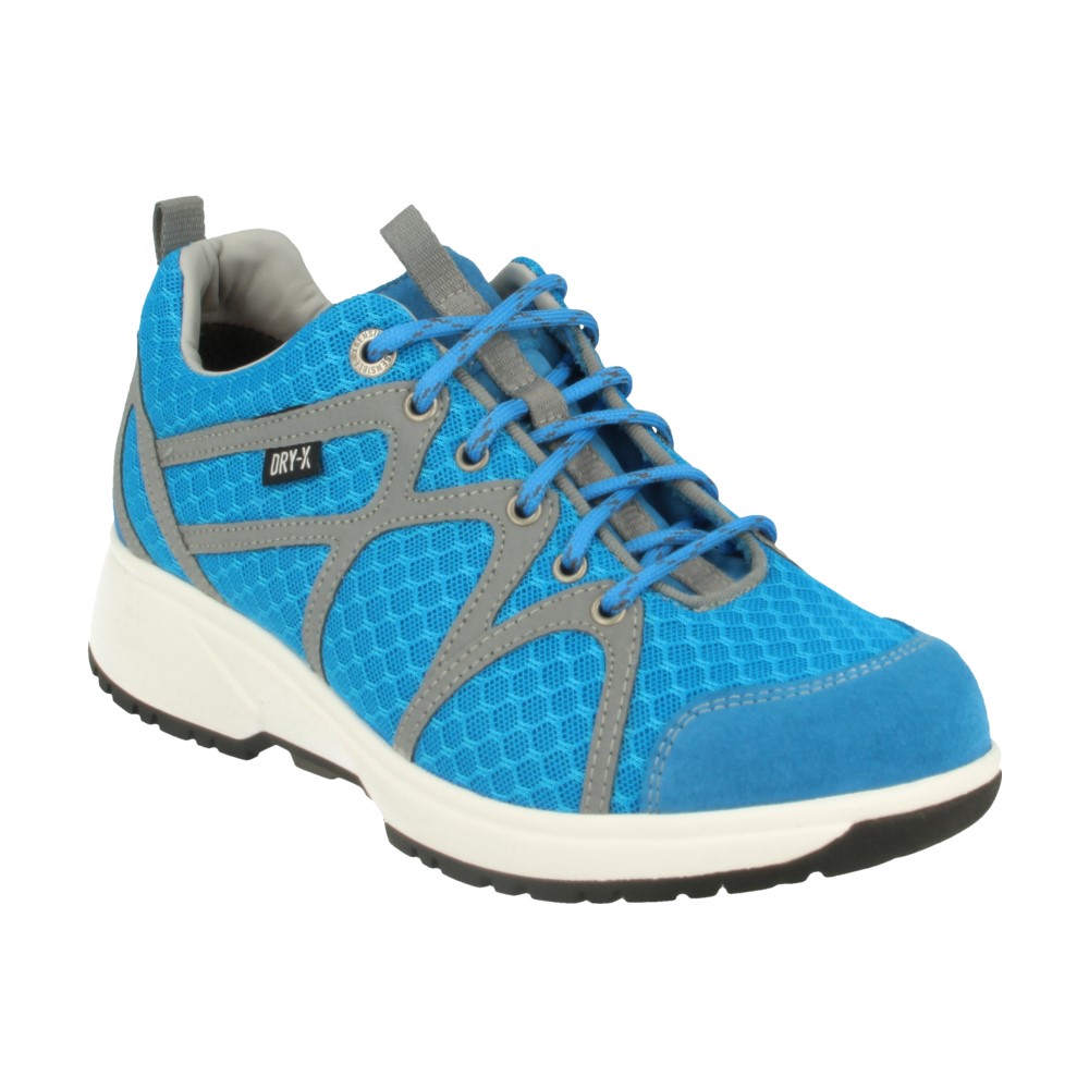 Xsensible Stretchwalker Sneakers Dames (Blauw) om te zoenen