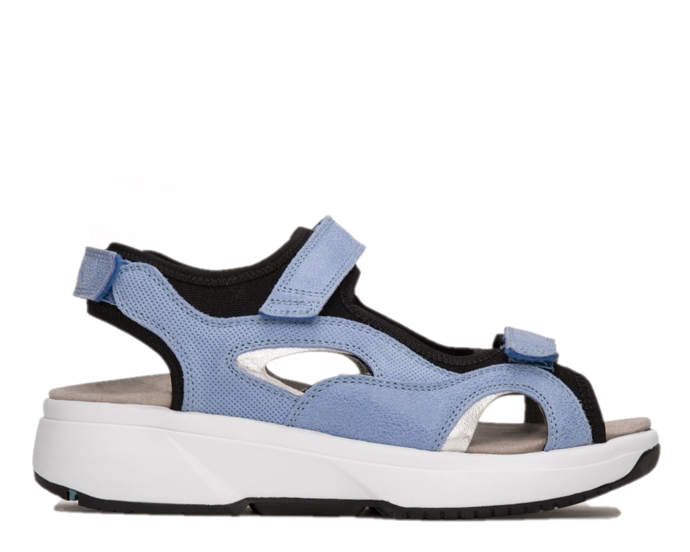 Xsensible Stretchwalker Dames Sandalen Cognac combi combi H gesp sandaal ls  | Van den Assem